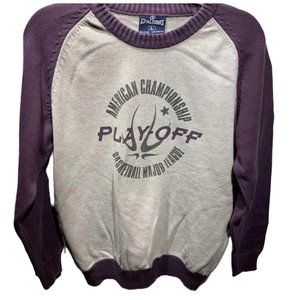 Vintage 90s Spalding basketball sweater men’s large